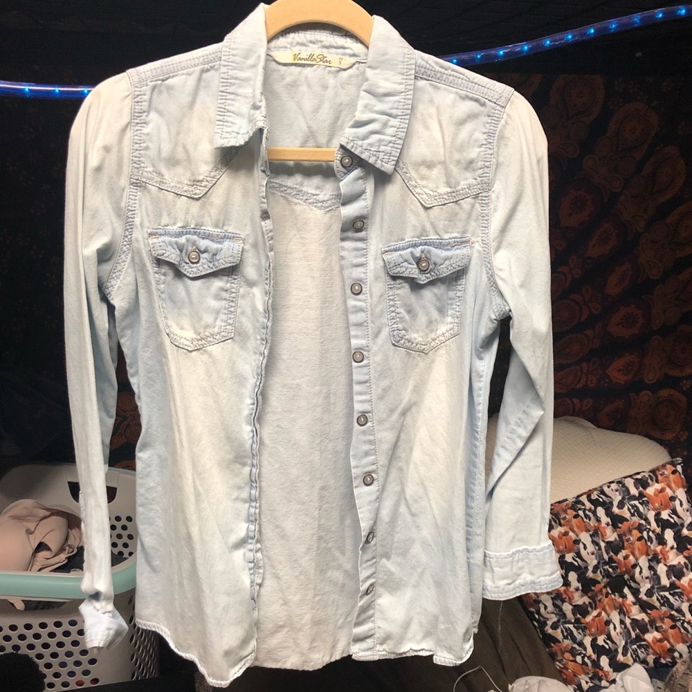 Denim top